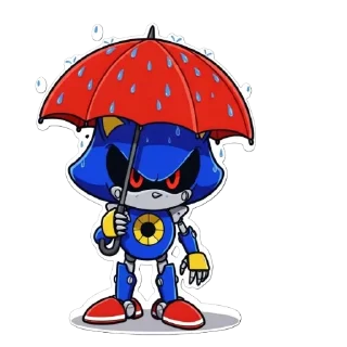 ☔ emoji Метал Соник💫 Telegram sticker 20 of 25
