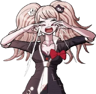 😭 emoji Junko Enoshima @M4kosSt1ck Telegram sticker 16 of 60