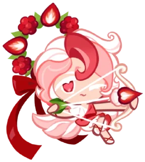 🍓 emoji Pavlova Cookie • @run_cookie_run Telegram sticker 16 of 65