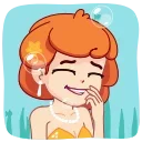 😂 emoji Mermaid :: @AuthorStickers Telegram sticker 2 of 24