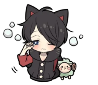 🌟 emoji ໒꒰՞ стикеры ՞꒱ა  ...  @yiroma Telegram sticker 12 of 40
