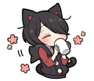 🌟 emoji ໒꒰՞ стикеры ՞꒱ა  ...  @yiroma Telegram sticker 22 of 40