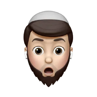 😳 emoji @Muslimanistan_Tv 🤍🦁 Telegram sticker 19 of 32