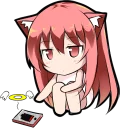 😔 emoji Puni never smile :: @line_stickers Telegram sticker 7 of 40