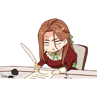 😰 emoji Melissa Telegram sticker 17 of 31