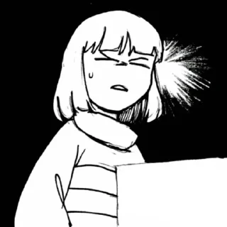 ❕ emoji Фриск из комикса «Подмена»
@Undertale_Love_Forever Telegram sticker 9 of 23