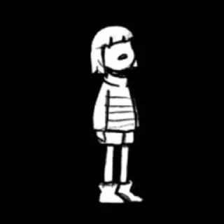 ❔ emoji Фриск из комикса «Подмена»
@Undertale_Love_Forever Telegram sticker 12 of 23
