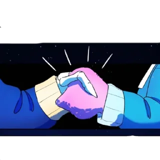 🤝 emoji Санс с Сансом из Андерфелл @Undertale_Love_Forever Telegram sticker 6 of 70