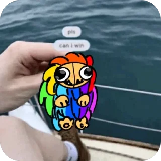 🫥 emoji 𝒀𝑨𝑹𝑵𝑨𝑩𝒀 ^_^ @SPoppyPlaytime Telegram sticker 9 of 32