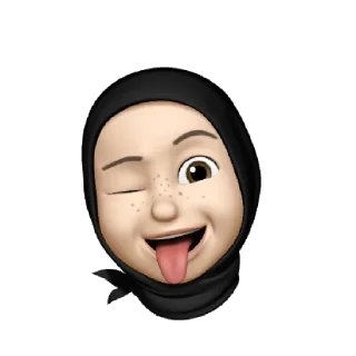 😜 emoji @Muslimanistan_Tv 🧕🦋 Telegram sticker 23 of 35