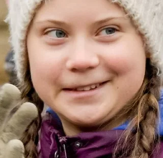 Sticker from Greta Thunberg