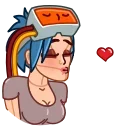 Sticker from Cyber Girl