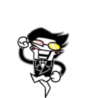 🕺 emoji Spamton (Shimeji) | @TheKreg Telegram sticker 15 of 47
