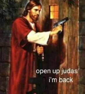✝ emoji Chill Jesus or something idk Telegram sticker 20 of 25