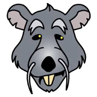 😒 emoji Rat @durakrats Telegram sticker 19 of 25