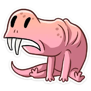 😨 emoji Голый землекоп от @TgSticker Telegram sticker 23 of 49