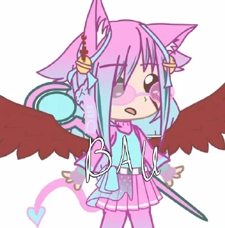 Sticker from Ос канала 🖤💗 Emo Gacha 💗🖤