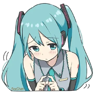 Sticker from Мику Хацунэ "BoxChan"