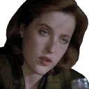 😕 emoji Dana Scully Telegram sticker 16 of 42