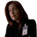 🙂 emoji Dana Scully Telegram sticker 18 of 42