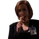 🍦 emoji Dana Scully Telegram sticker 19 of 42