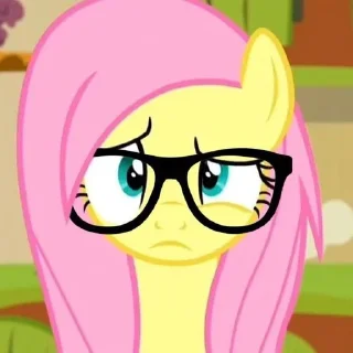 🤓 emoji fluttershy by @dnevnikaykusa Telegram sticker 12 of 23