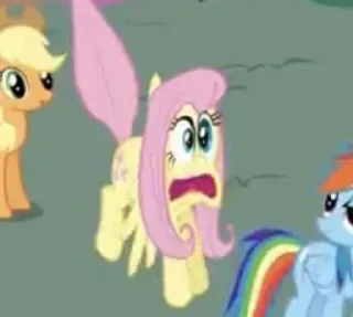 😱 emoji fluttershy by @dnevnikaykusa Telegram sticker 20 of 23