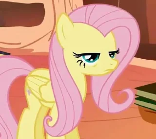 😔 emoji fluttershy by @dnevnikaykusa Telegram sticker 16 of 23
