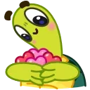 💕 emoji Bobby the Turtle Telegram sticker 16 of 25