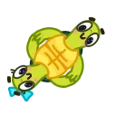 🕺 emoji Bobby the Turtle Telegram sticker 15 of 25