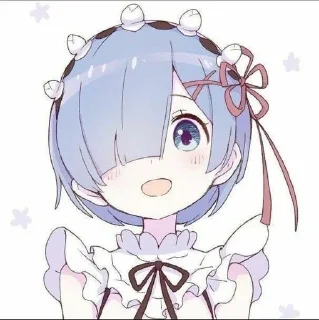 🦋 emoji рем к вашим услугам.💙 Telegram sticker 8 of 61
