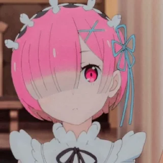 💖 emoji 💙Рем и Рам 💖 Telegram sticker 20 of 91