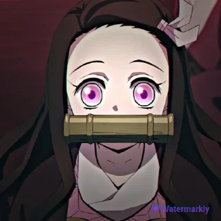 😯 emoji Незуко💗 Telegram sticker 22 of 27