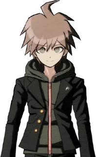 ☀️ emoji Makoto Naegi from @cheblinn Telegram sticker 1 of 85