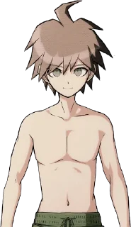 ☀️ emoji Makoto Naegi from @cheblinn Telegram sticker 24 of 85