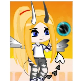😈 emoji 😈🍀Yana_gacha🍀😈 Telegram sticker 11 of 18
