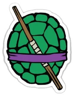 😠 emoji @TVstickers Ninja Turtles Telegram sticker 6 of 22