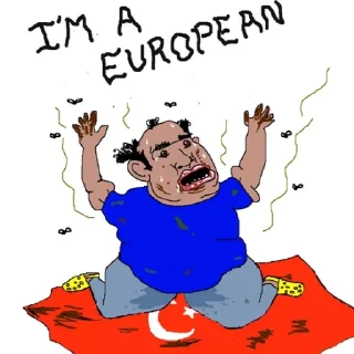 Sticker from cancel turkey