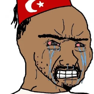Sticker from cancel turkey