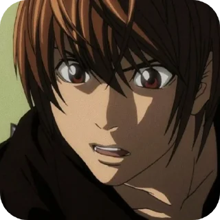 😠 emoji Light Yagami • @Earth928B Telegram sticker 7 of 70