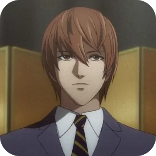 👔 emoji Light Yagami • @Earth928B Telegram sticker 9 of 70