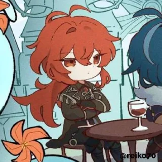 ❤️ emoji Дилюк(Dilyuk) @reiko770 Telegram sticker 7 of 41