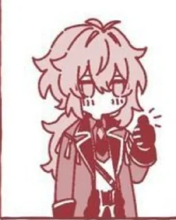 ☺️ emoji Дилюк Telegram sticker 6 of 65