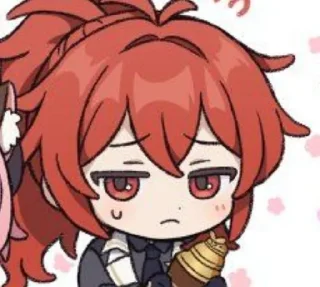 😰 emoji Дилюк Telegram sticker 17 of 65