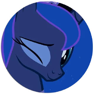😉 emoji Princess Luna Telegram sticker 6 of 59