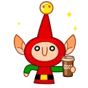 😫 emoji Speedy Elf Telegram sticker 11 of 23