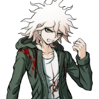 😡 emoji Nagito Komaeda Telegram sticker 22 of 35