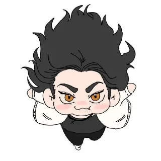 🙂 emoji Токийские вороны Telegram sticker 14 of 48