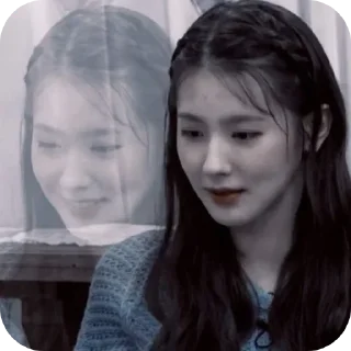 🤍 emoji miyeon mem by @millkssli Telegram sticker 15 of 29