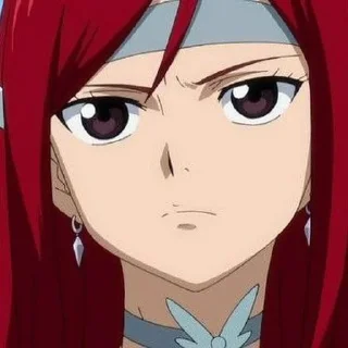 💮 emoji Erza Scarlet @inteakiss @O0IlX Telegram sticker 19 of 120